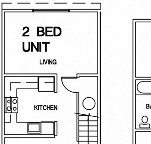 2 Bedroom Townhome